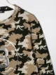 Balmain Kids سويت شيرت بطبعة كاموفلاج وشعار الماركة