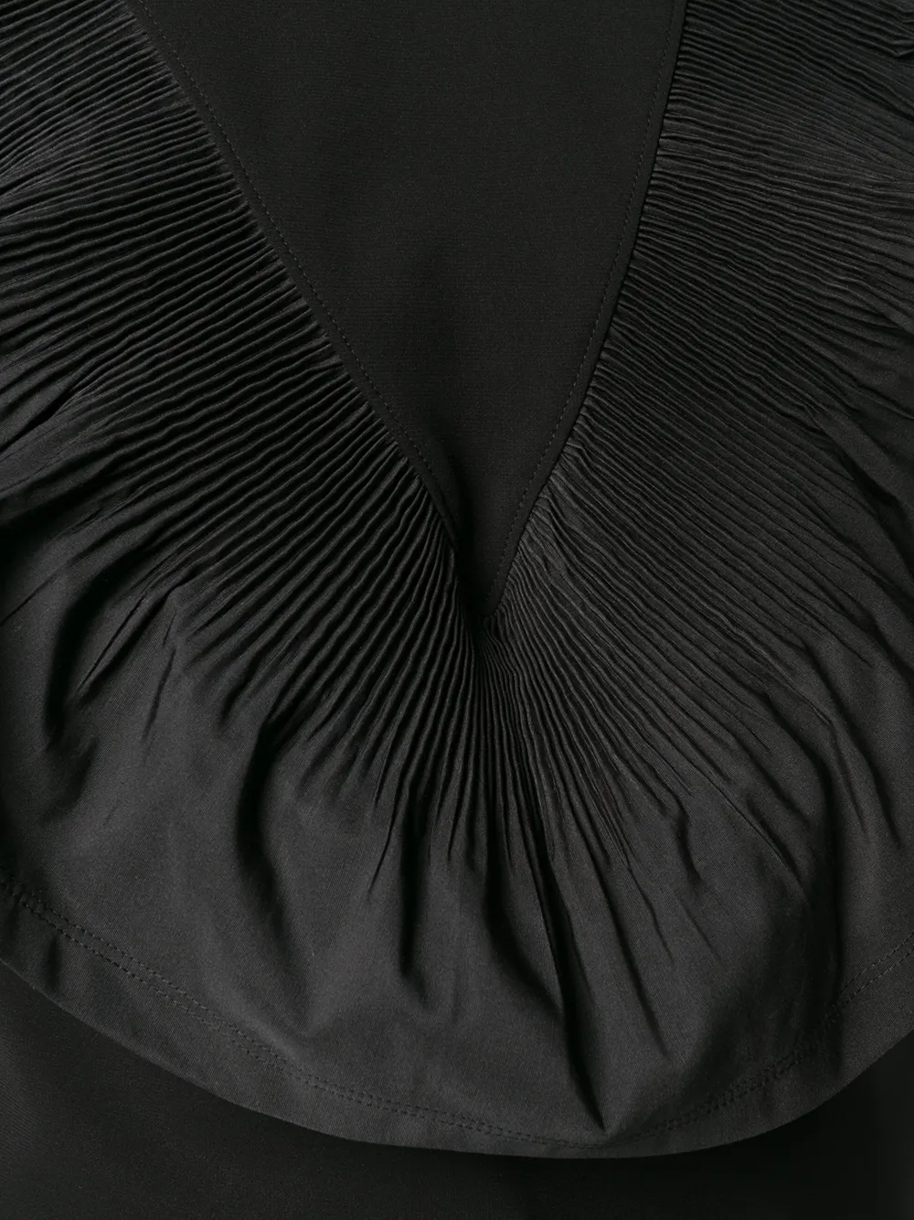 Valentino Garavani Blouse met ruche afwerking Zwart