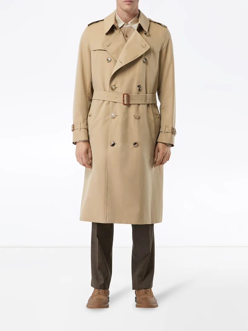BURBERRY THE KENSINGTON HERITAGE LONG TRENCH COAT