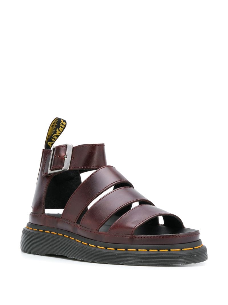 Shop Dr. Martens' Clarissa Ii Sandals In Red