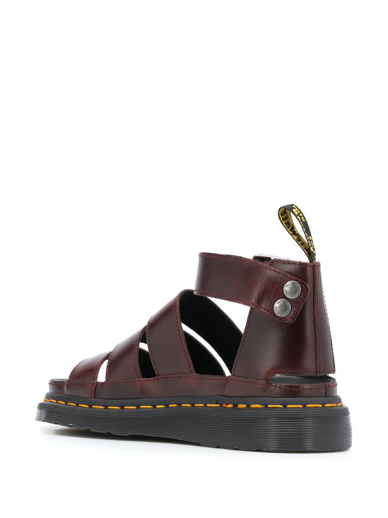 Shop Dr. Martens' Clarissa Ii Sandals In Red