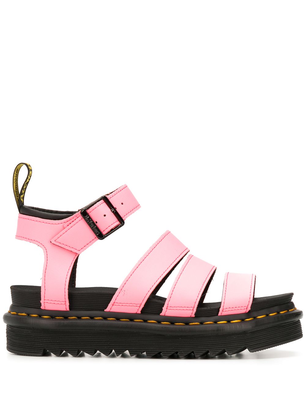 pink dr martens sandals