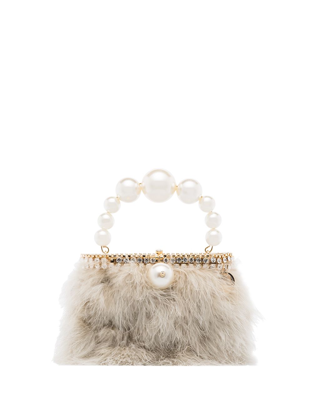 pearl clutch bag