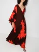 Image 2 of Johanna Ortiz floral-print asymmetric maxi dress