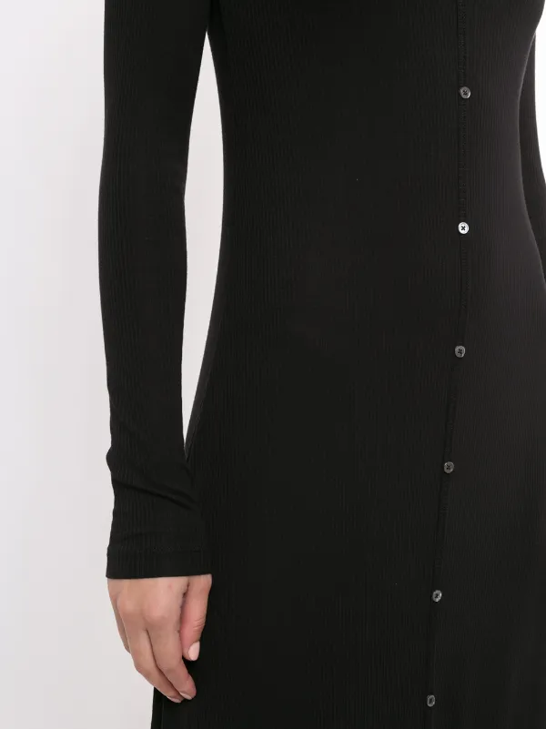 james perse ribbed cardigan dress