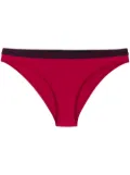 Stella McCartney logo-trim bikini bottoms - Red