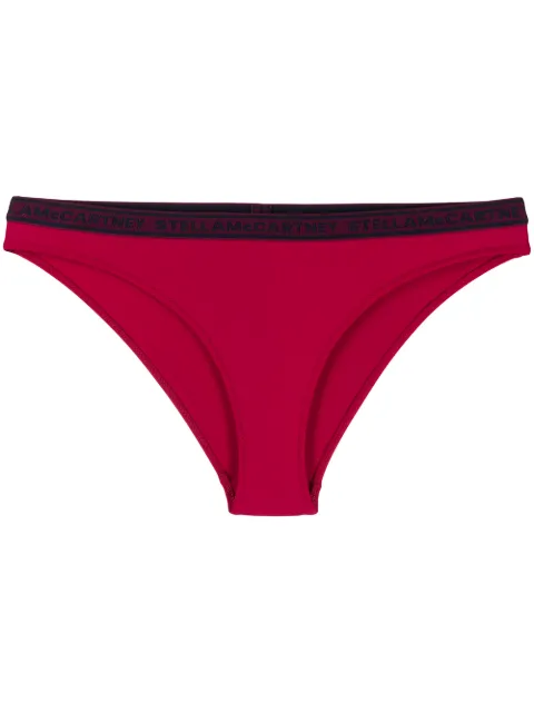 Stella McCartney bikini bottom con ribete del logo