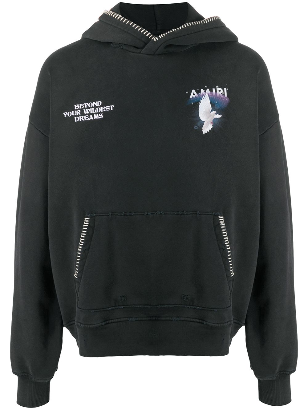 фото Amiri chest logo hoodie