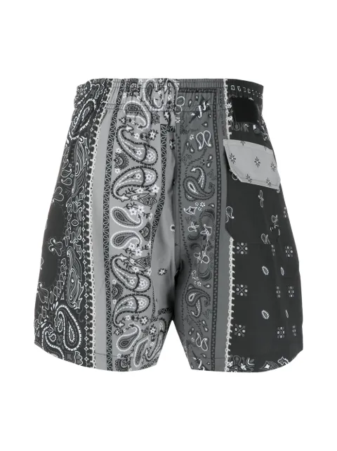 amiri paisley shorts