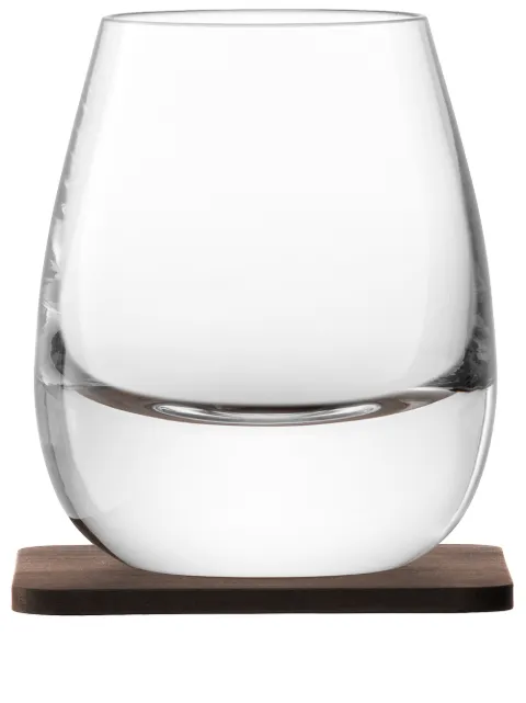 LSA International conjunto de copa de whisky y posavasos Islay