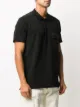 Diesel pique twill polo shirt