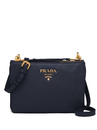 Prada Logo Plaque Bucket Bag - Farfetch