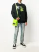 Image 2 of Diesel spliced logo sweatshirt