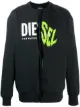 Image 1 of Diesel spliced logo sweatshirt