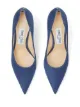 Jimmy Choo Love suede pointed-toe pumps 85mm