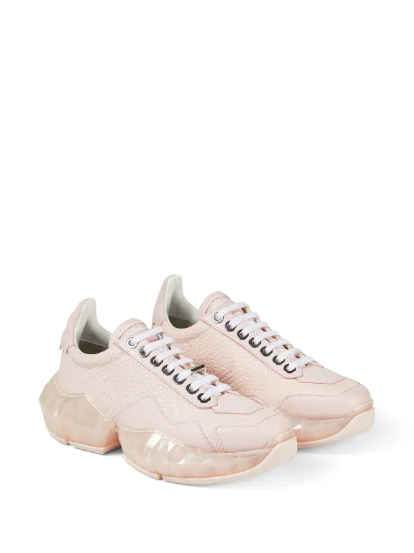 jimmy choo pink sneakers