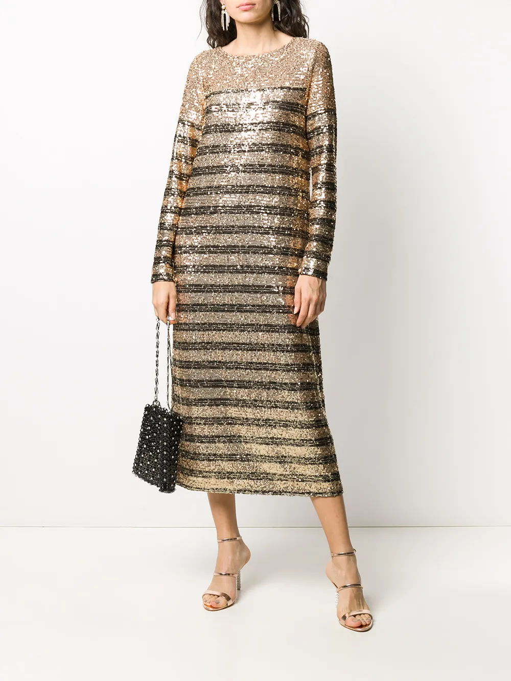 In The Mood For Love Jurk met pailletten - Goud