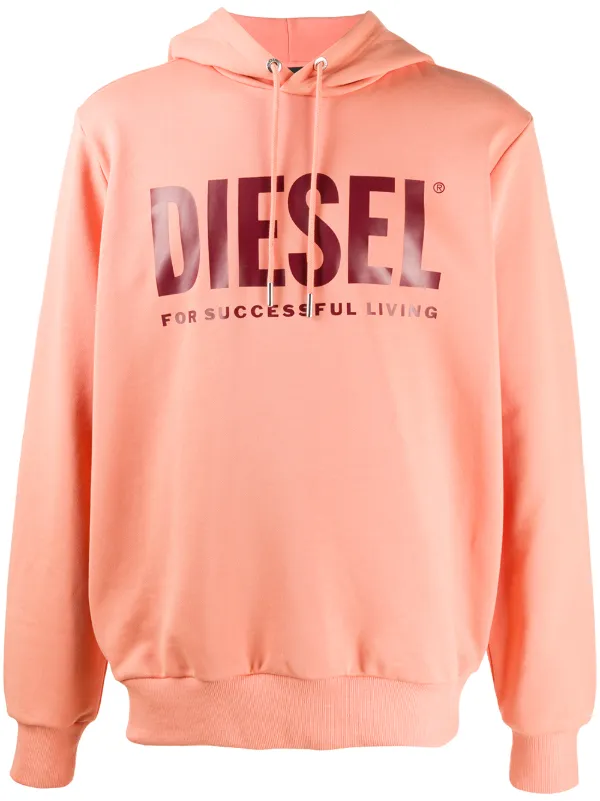 diesel orange hoodie