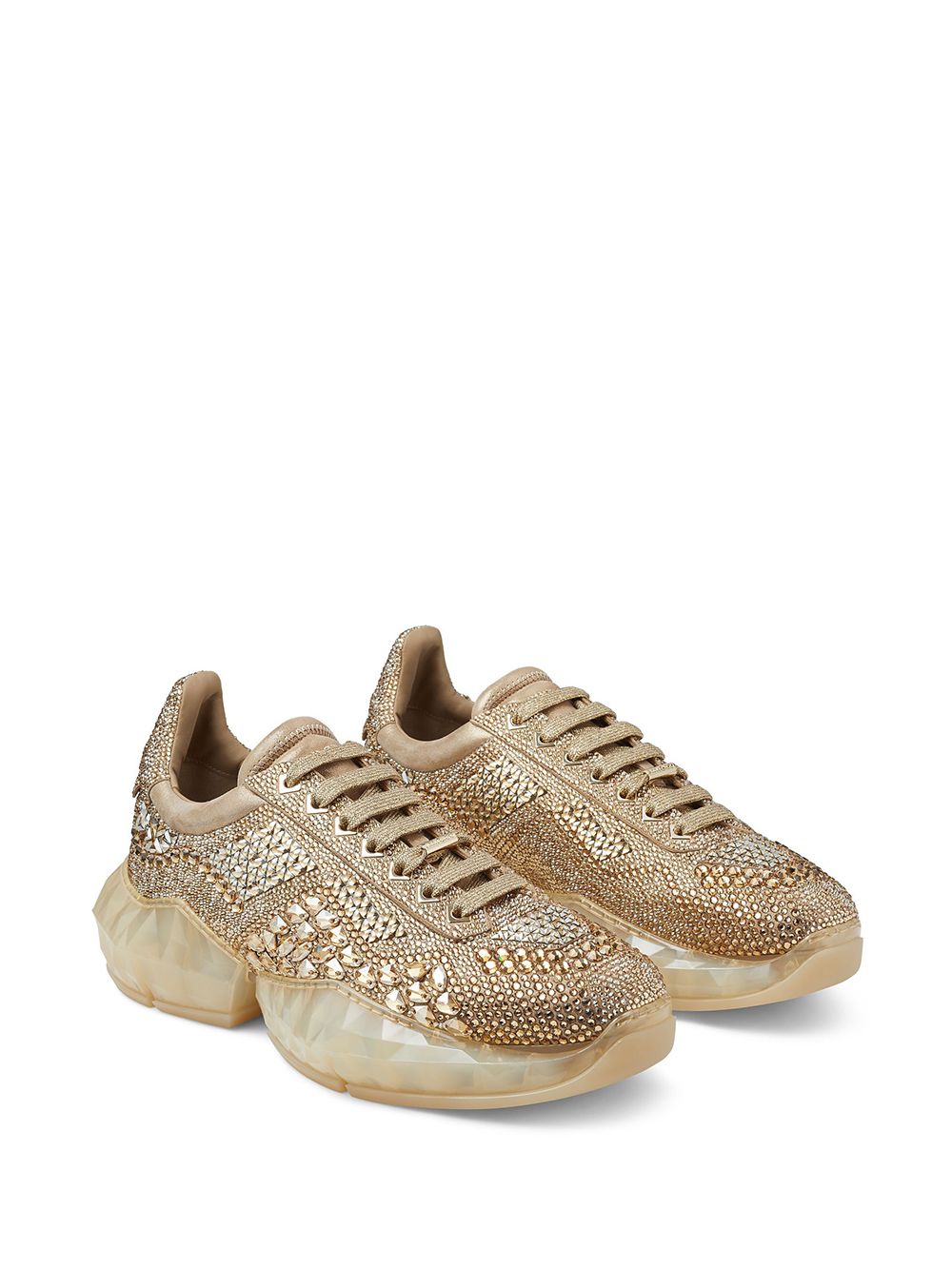 Jimmy Choo Diamond Monogram Sneakers - Farfetch