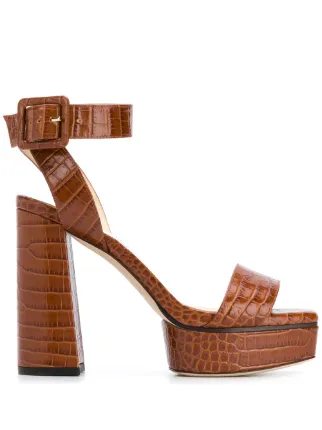 Shop Jimmy Choo Jax 115mm platform sandals with Express Delivery - FARFETCH