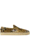 Jimmy Choo Vlad snake-print espadrilles - Neutrals