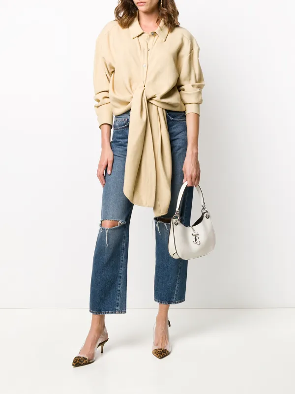 crochet rectangle bolsa bottom