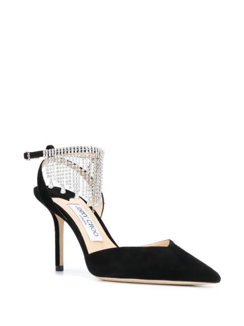 Shop Jimmy Choo Birtie 85mm pumps with 
