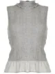 Image 1 of Chanel Pre-Owned 2006 ruffled neck knitted top