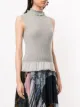 Chanel Pre-Owned 2006 ruffled neck knitted top