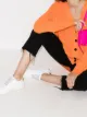 Versace baroque-print leather sneakers