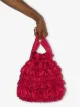 Molly Goddard Nara Bumpy drawstring bag
