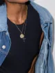 Image 2 of DRU. 14kt yellow gold rolo chain necklace