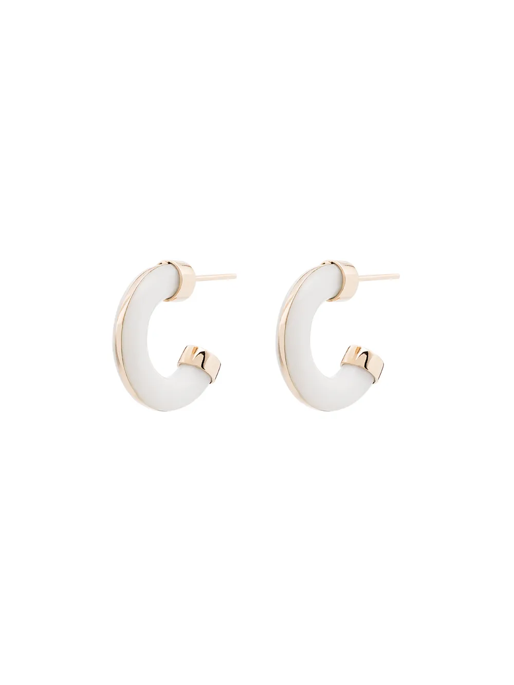 фото Zoe chicco 14kt gold essential hoop earrings