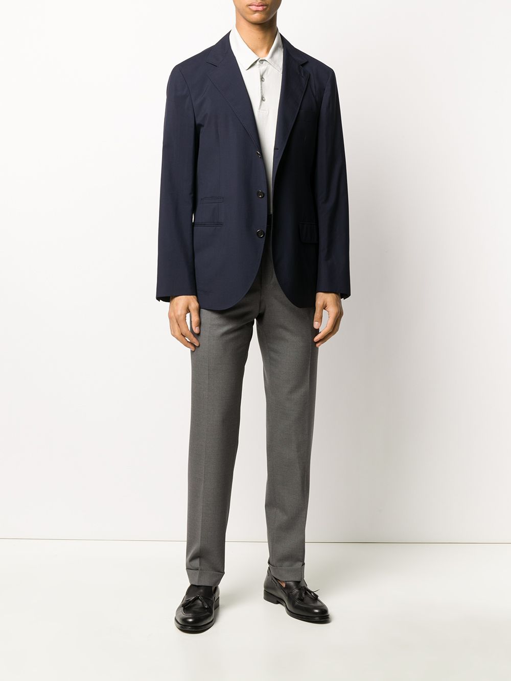 Canali Slim-fit pantalon - Grijs