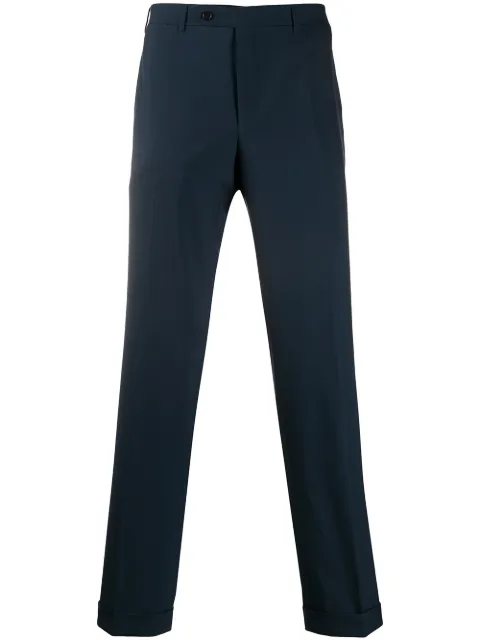 Canali slim tailored trousers