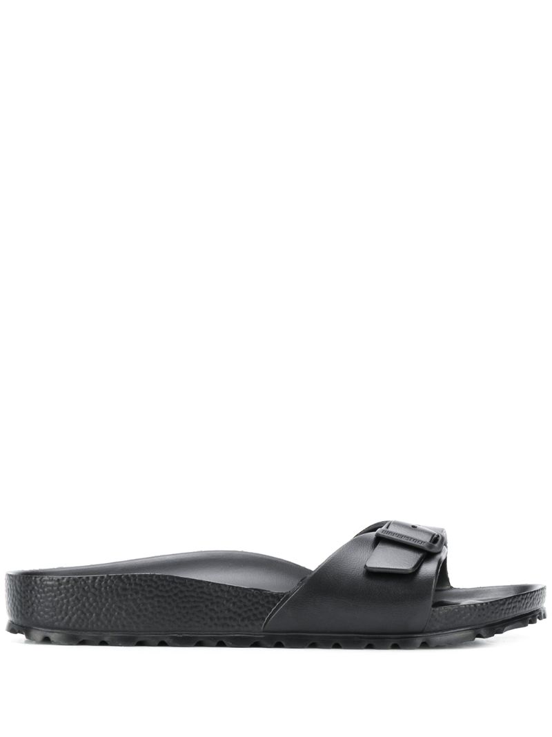 Birkenstock Buckled Strap Sandals In Black