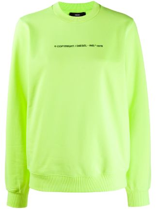 diesel copyright sweatshirt