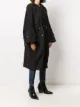 Diesel crinkled parka coat