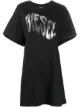 Image 1 of Diesel logo-print boxy dress