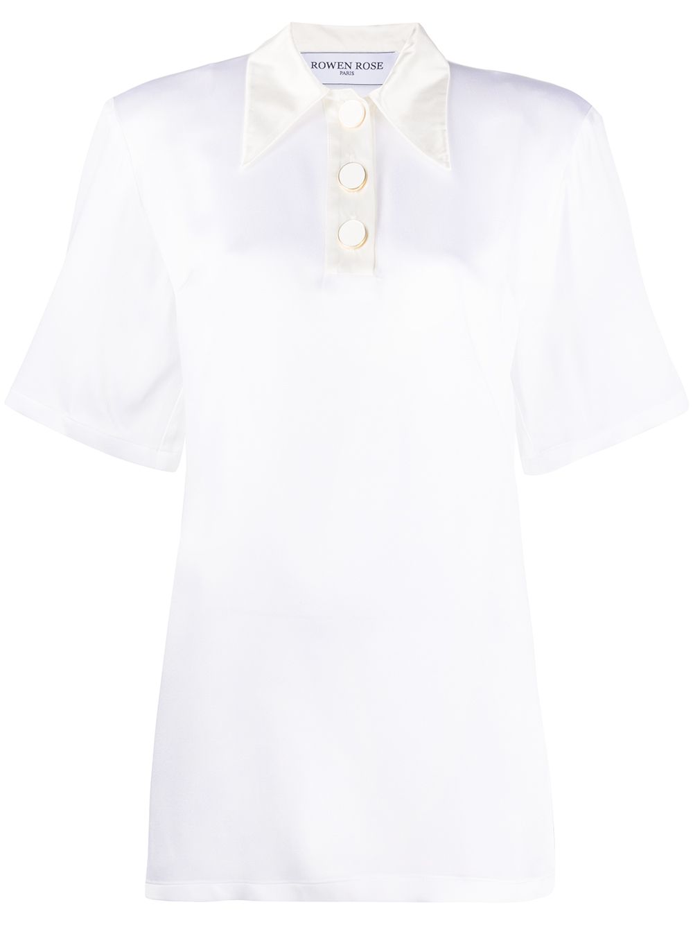 фото Rowen rose short sleeve pointed collar shirt