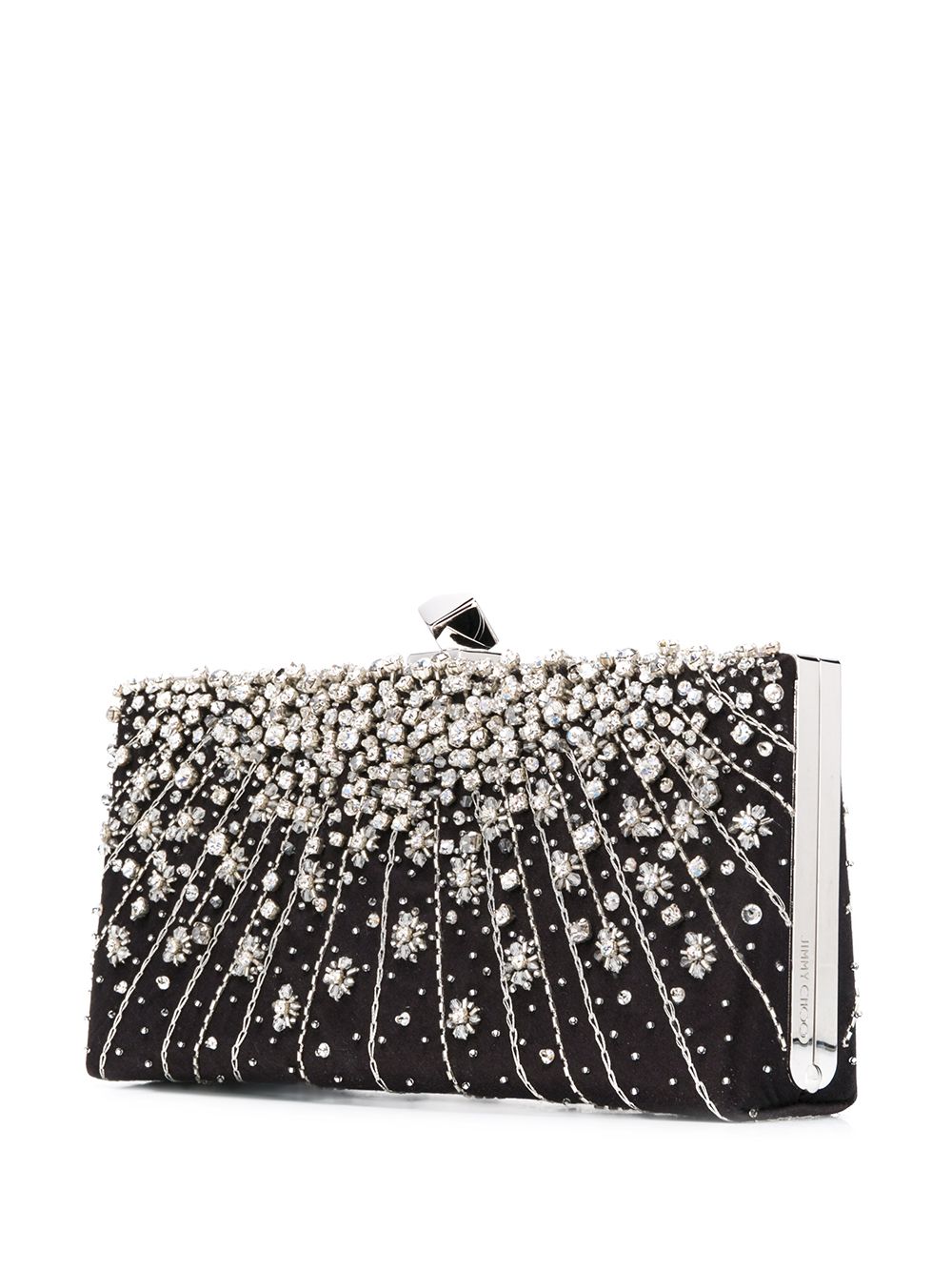 Jimmy Choo Celeste crystal-embellished Clutch Bag - Farfetch