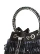 Jimmy Choo شنطة بمقبض علوي ومزينة