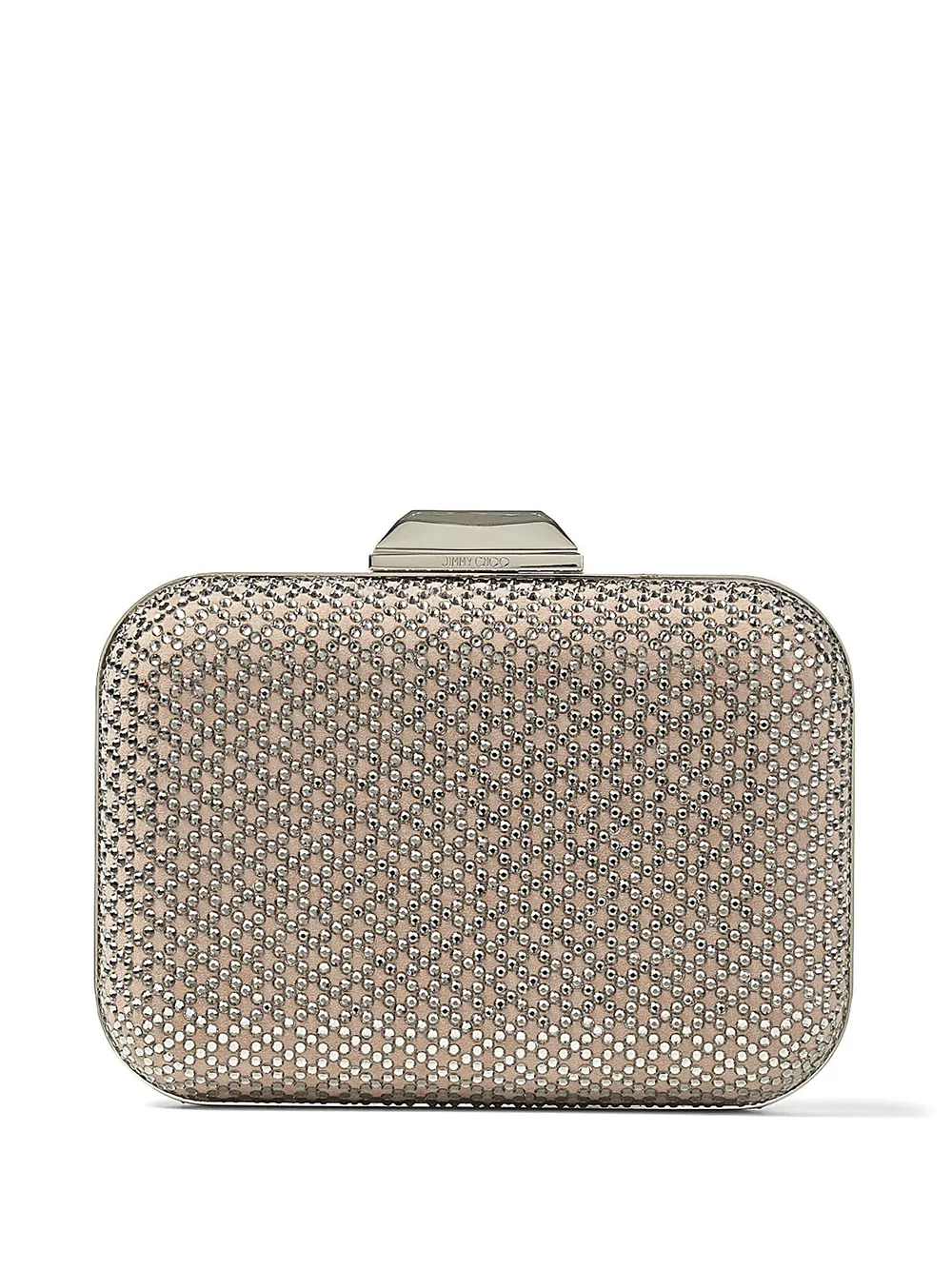 

Jimmy Choo Cloud crystal embellished clutch bag - Pink