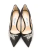 Jimmy Choo Love 100mm crystal-embellished pumps