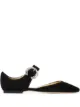 Image 1 of Jimmy Choo Gin crystal-buckle flats