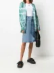 Image 2 of Diesel wraparound A-line denim skirt