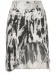 Image 1 of Diesel frayed ripped denim skirt
