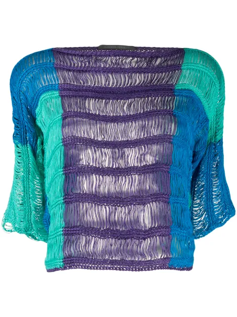 Alberta Ferretti loose knit top