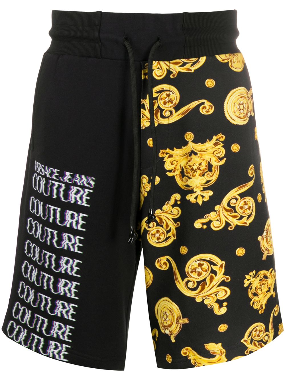 фото Versace jeans couture шорты с кулиской и принтом baroque