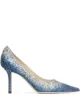 الصورة 1 من Jimmy Choo حذاء بكعب 85 ملم ´لوف´ بتأثير بجليتر